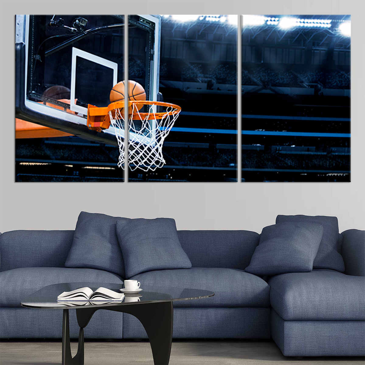 Basketball Arena Wall Art Canvas Print-Stunning Canvas Prints