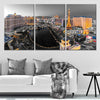 Las Vegas Skyline Black And White Wall Art Canvas-Stunning Canvas Prints