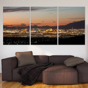 Las Vegas Strip At Night Wall Art Canvas-Stunning Canvas Prints