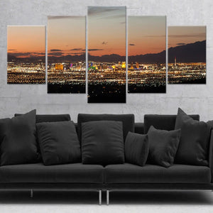 Las Vegas Strip At Night Wall Art Canvas-Stunning Canvas Prints