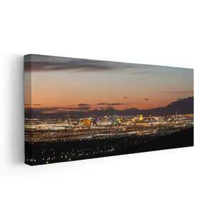 Las Vegas Strip At Night Wall Art Canvas-Stunning Canvas Prints