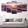 Lavender Field Sunset Wall Art Canvas-Stunning Canvas Prints