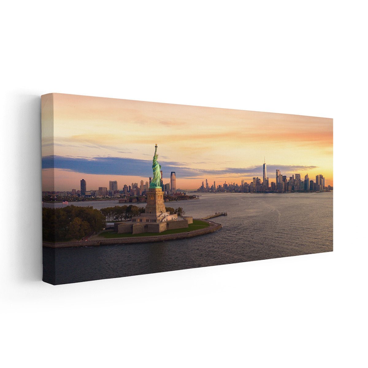 New York City - Statue of Liberty Panoramic Wall Decor