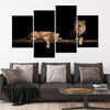 Lion And Lioness Wall Art Canvas-Stunning Canvas Prints