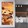 Majestic Lion Gaze Wall Art Canvas-Stunning Canvas Prints