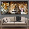 Lion Tiger And Leopard Wall Art Canvas-Stunning Canvas Prints