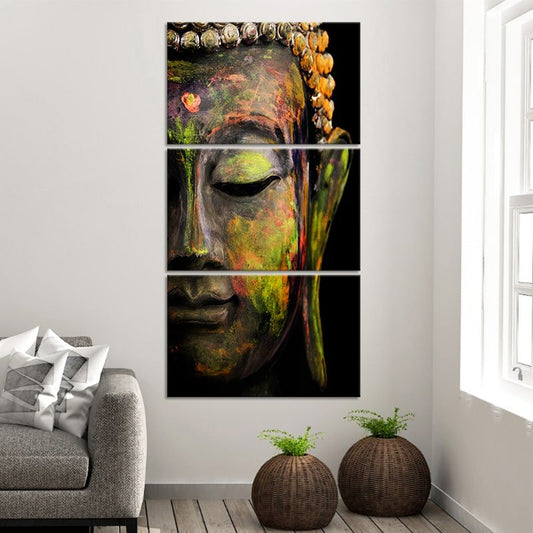 3 piece buddha wall art -Stunning Canvas Prints