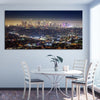 Los Angeles At Night Skyline Wall Art Canvas-Stunning Canvas Prints