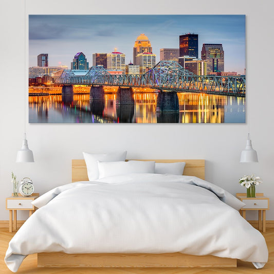 Louisville Skyline Wall Art Canvas-Stunning Canvas Prints