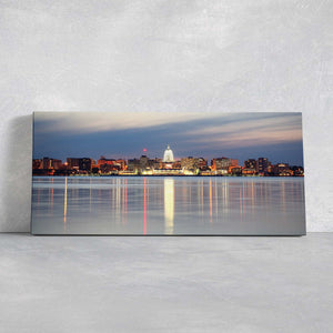 Madison Skyline Wall Art Canvas-Stunning Canvas Prints