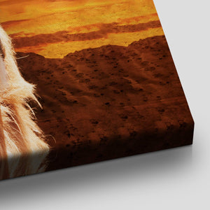 Lion King Gaze Wall art Canvas-Stunning Canvas Prints