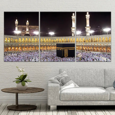 Kaaba In Mecca Wall Art Canvas Print-Stunning Canvas Prints
