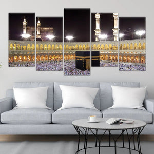 Kaaba In Mecca Wall Art Canvas Print-Stunning Canvas Prints