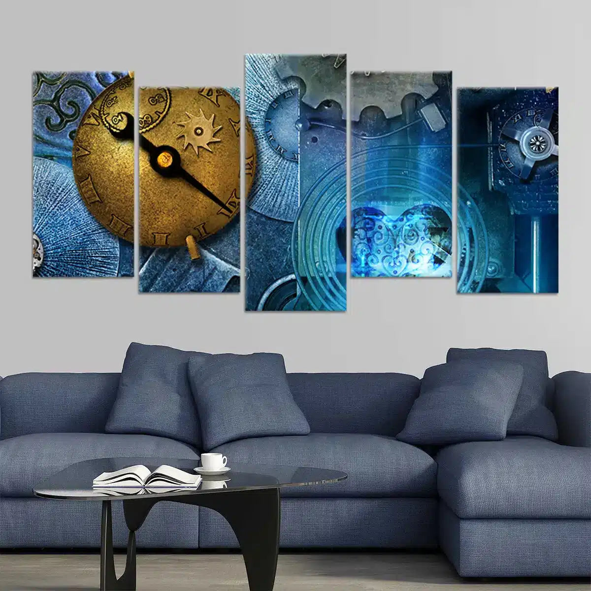 Steampunk Time machine Wall Art For Living Room