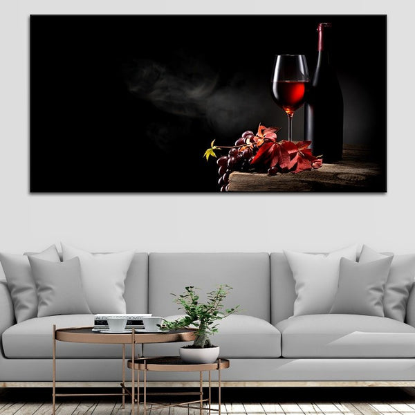 Wine Glass Oz Multi Panel Canvas Wall Art I by Stunning Canvas Prints