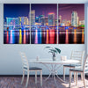 Miami Skyline Wall Art Canvas-Stunning Canvas Prints