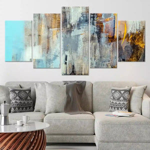 Large Abstract Ocean Breeze Wall Art For Living Room-Stunning Canvas Prints