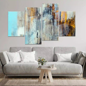 Large Abstract Ocean Breeze Wall Art For Living Room-Stunning Canvas Prints