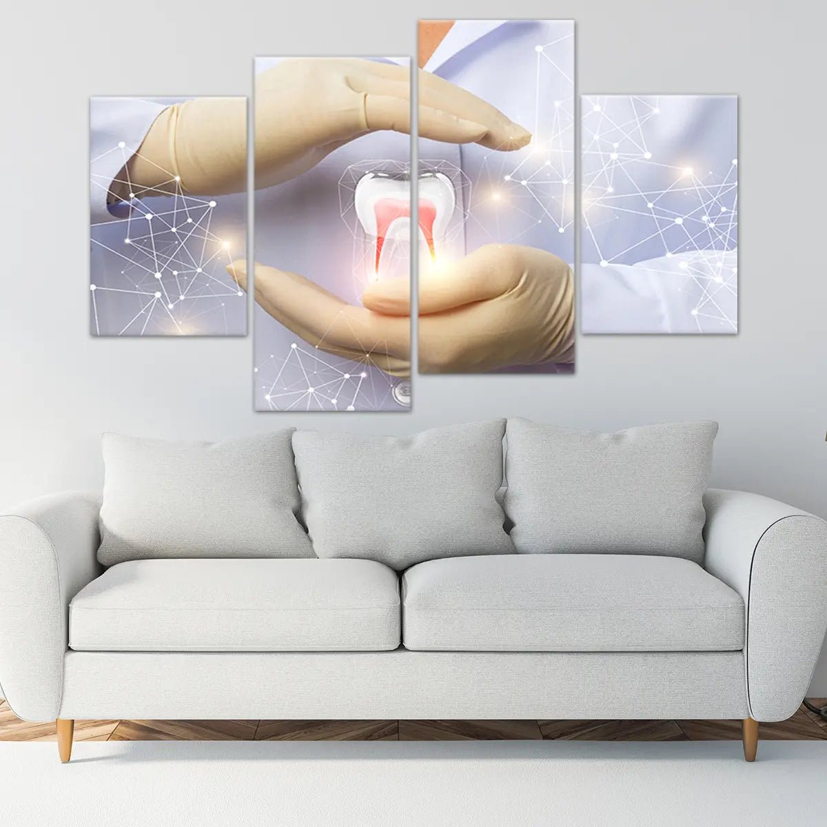 Large Modern Dental Office Wall Art Canvas Print-Stunning Canvas Prints