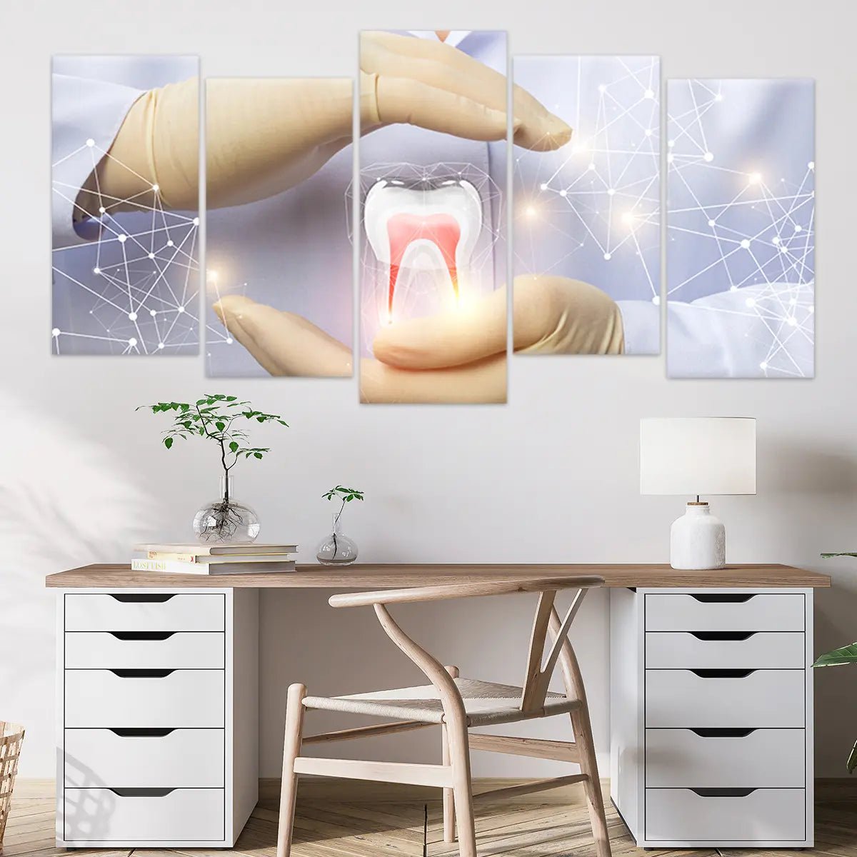 Large Modern Dental Office Wall Art Canvas Print-Stunning Canvas Prints