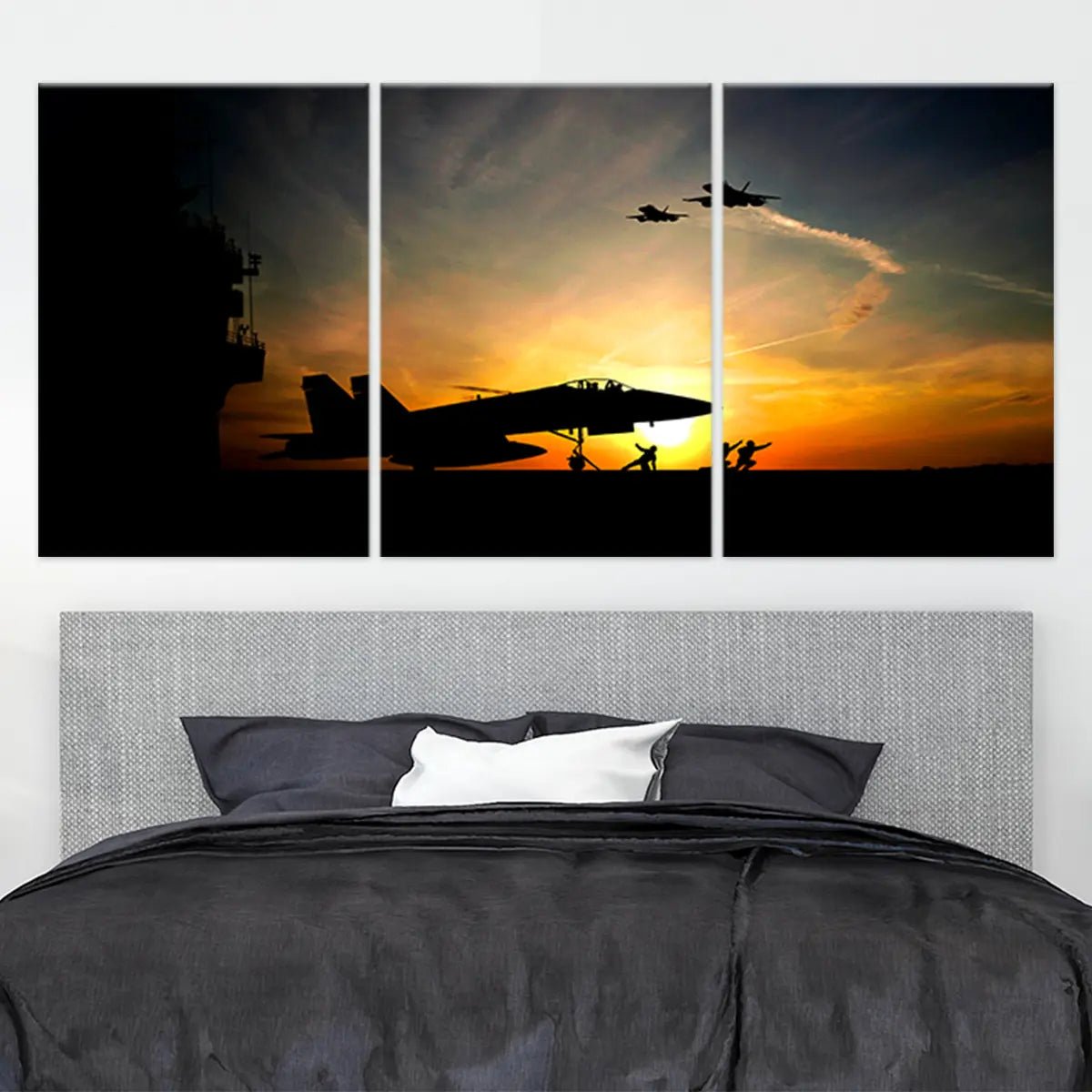 Military Aircraft Carrier Wall Art-Stunning Canvas Prints