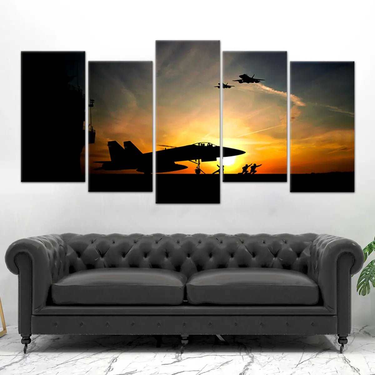 Military Aircraft Carrier Wall Art-Stunning Canvas Prints