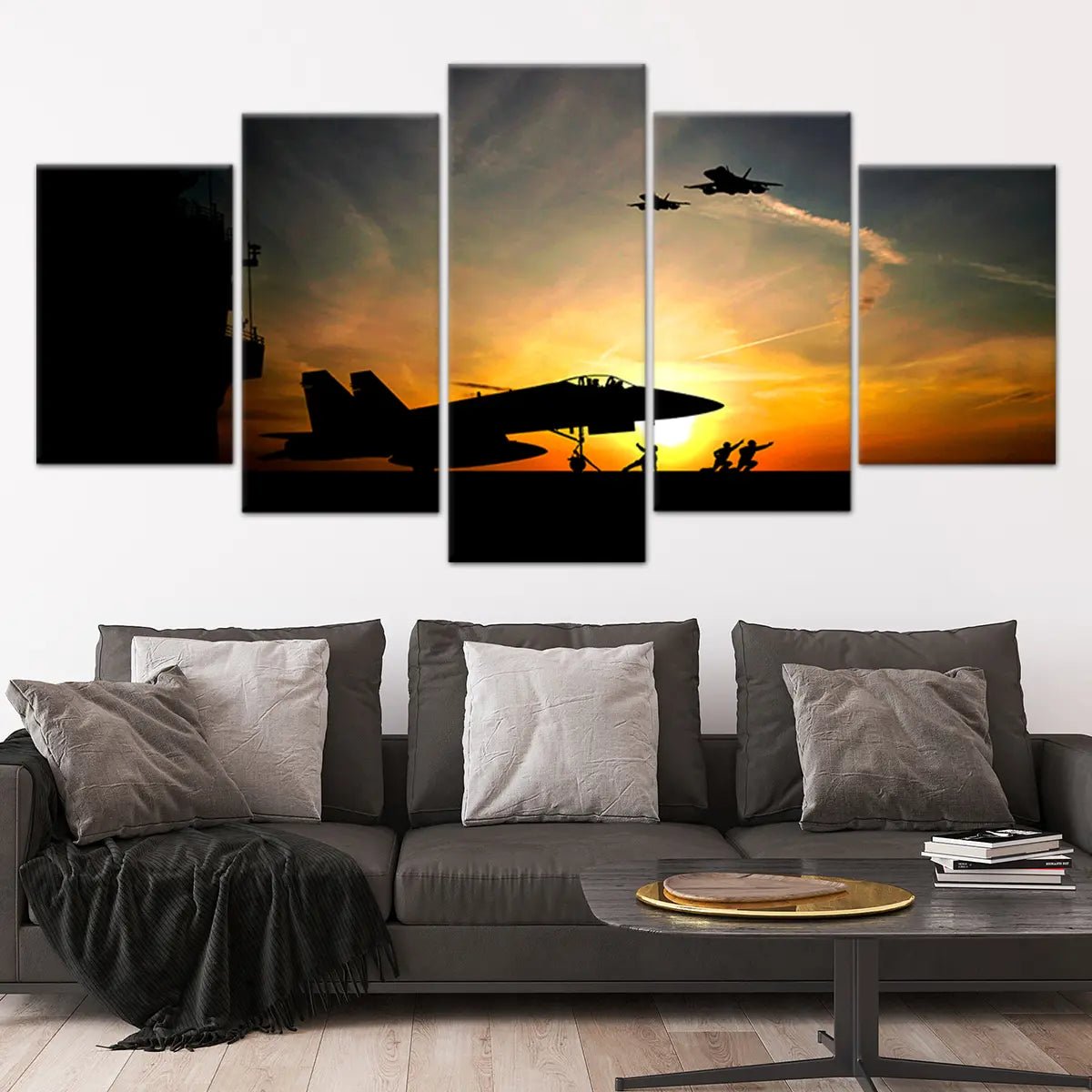 Military Aircraft Carrier Wall Art-Stunning Canvas Prints