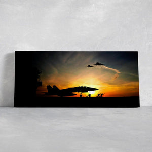 Military Aircraft Carrier Wall Art-Stunning Canvas Prints