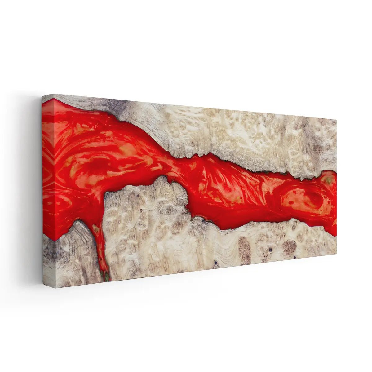 Abstract Red Lava Wall Art Canvas-Stunning Canvas Prints