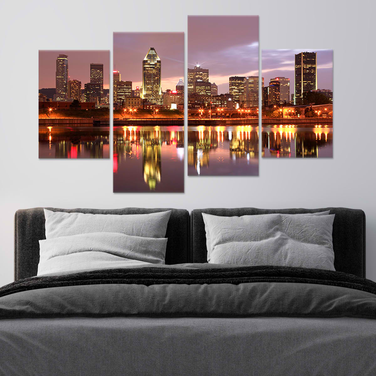 Montreal Skyline Wall Art Canvas-Stunning Canvas Prints