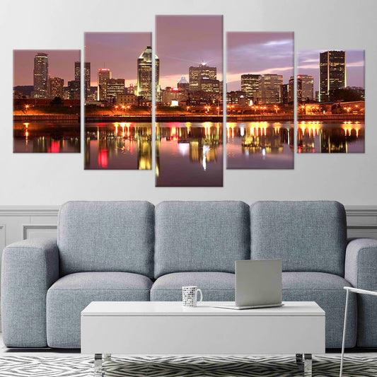 Montreal Skyline Wall Art Canvas-Stunning Canvas Prints