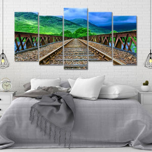 Mountain Railway Wall Art Canvas-Stunning Canvas Prints