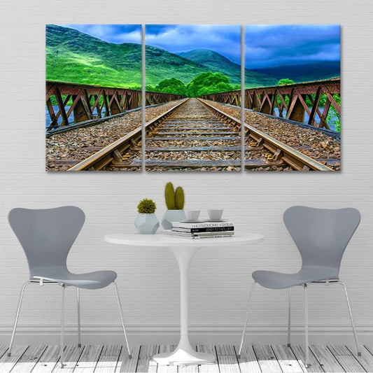 Mountain Railway Wall Art Canvas-Stunning Canvas Prints