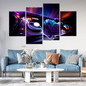 DJ Equipment Wall Art Canvas Print-Stunning Canvas Prints