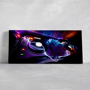 DJ Equipment Wall Art Canvas Print-Stunning Canvas Prints