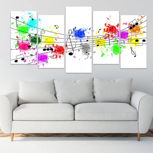 Music Notes Wall Art Canvas Print-Stunning Canvas Prints