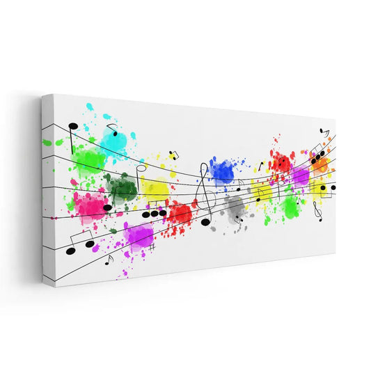 Music Notes Wall Art Canvas Print-Stunning Canvas Prints