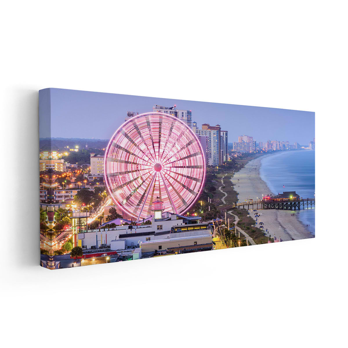 Myrtle Beach Skyline Wall Art Canvas-Stunning Canvas Prints