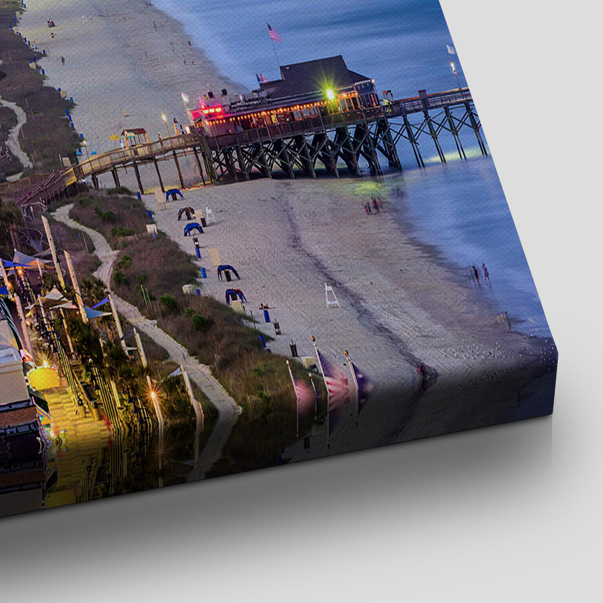 Myrtle Beach Skyline Wall Art Canvas-Stunning Canvas Prints