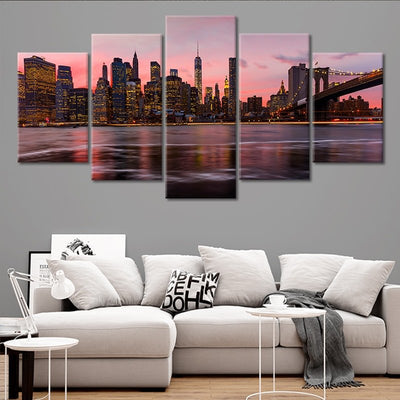 New York City Skyline Wall Art Canvas-Stunning Canvas Prints