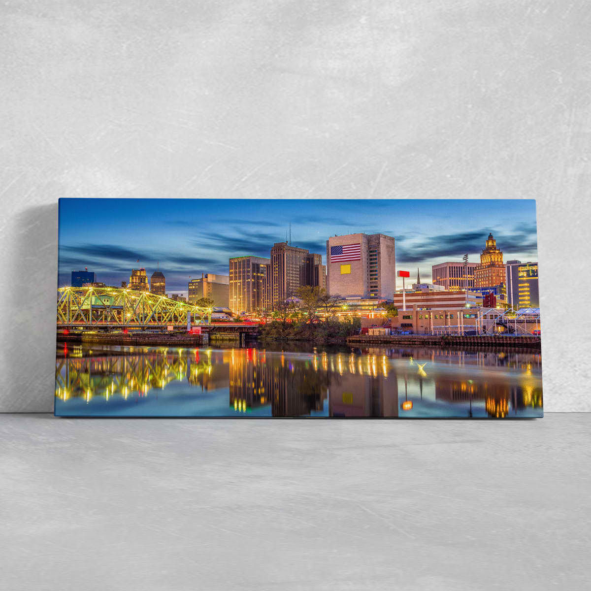 Newark Skyline Wall Art Canvas-Stunning Canvas Prints