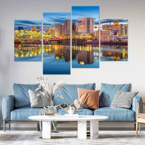 Newark Skyline Wall Art Canvas-Stunning Canvas Prints