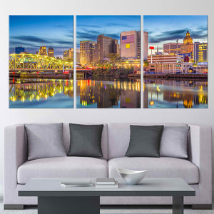 Newark Skyline Wall Art Canvas-Stunning Canvas Prints