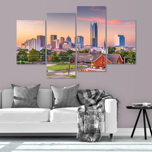 Oklahoma City Skyline Wall Art Canvas-Stunning Canvas Prints