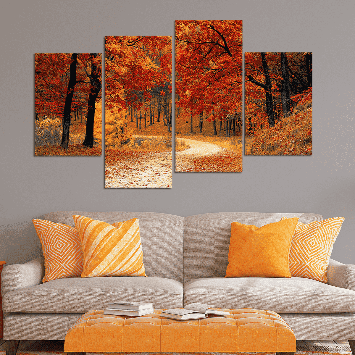 Autumn Forest Wall Art Canvas-Stunning Canvas Prints