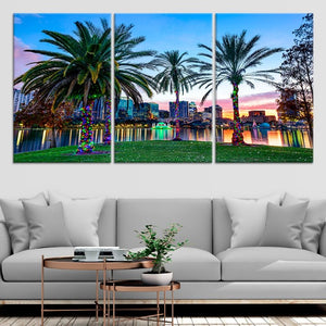 Orlando Skyline Wall Art Canvas-Stunning Canvas Prints