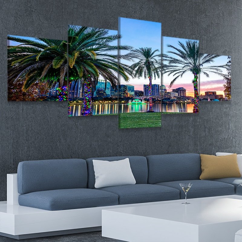 Orlando Skyline Wall Art Canvas-Stunning Canvas Prints