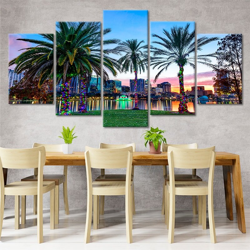 Orlando Skyline Wall Art Canvas-Stunning Canvas Prints