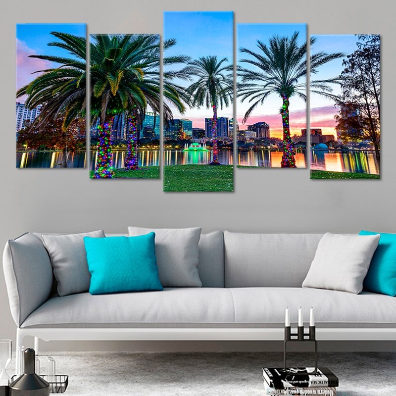 Orlando Skyline Wall Art Canvas-Stunning Canvas Prints