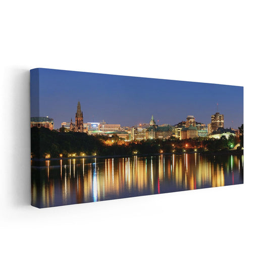 Ottawa Skyline Wall Art Canvas-Stunning Canvas Prints